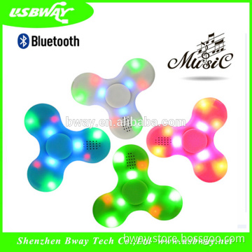 2017 new product for promotion custom brand fidget spinner fidget toy with music for baby kids gajet spiner